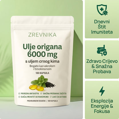 Zrevnika Oregano — Svakodnevna podrška crijevima i imunitetu